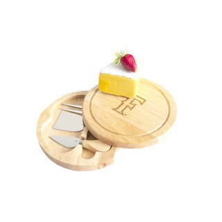 'F' Cheese Board with Tools Set